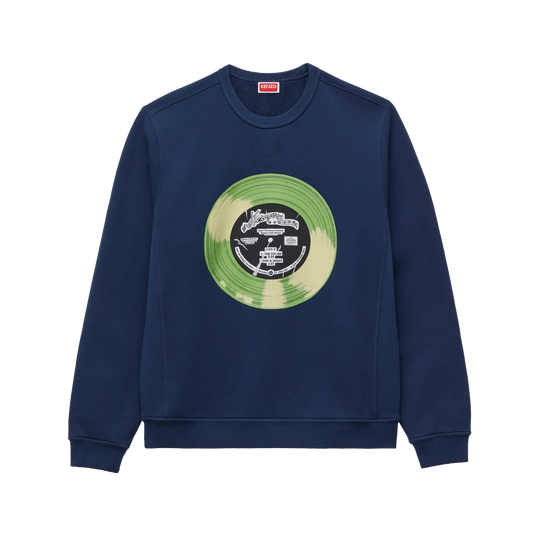 Kenzo Sounds Slim Sweatshirt Blue Black FG65SW1534MJ.79