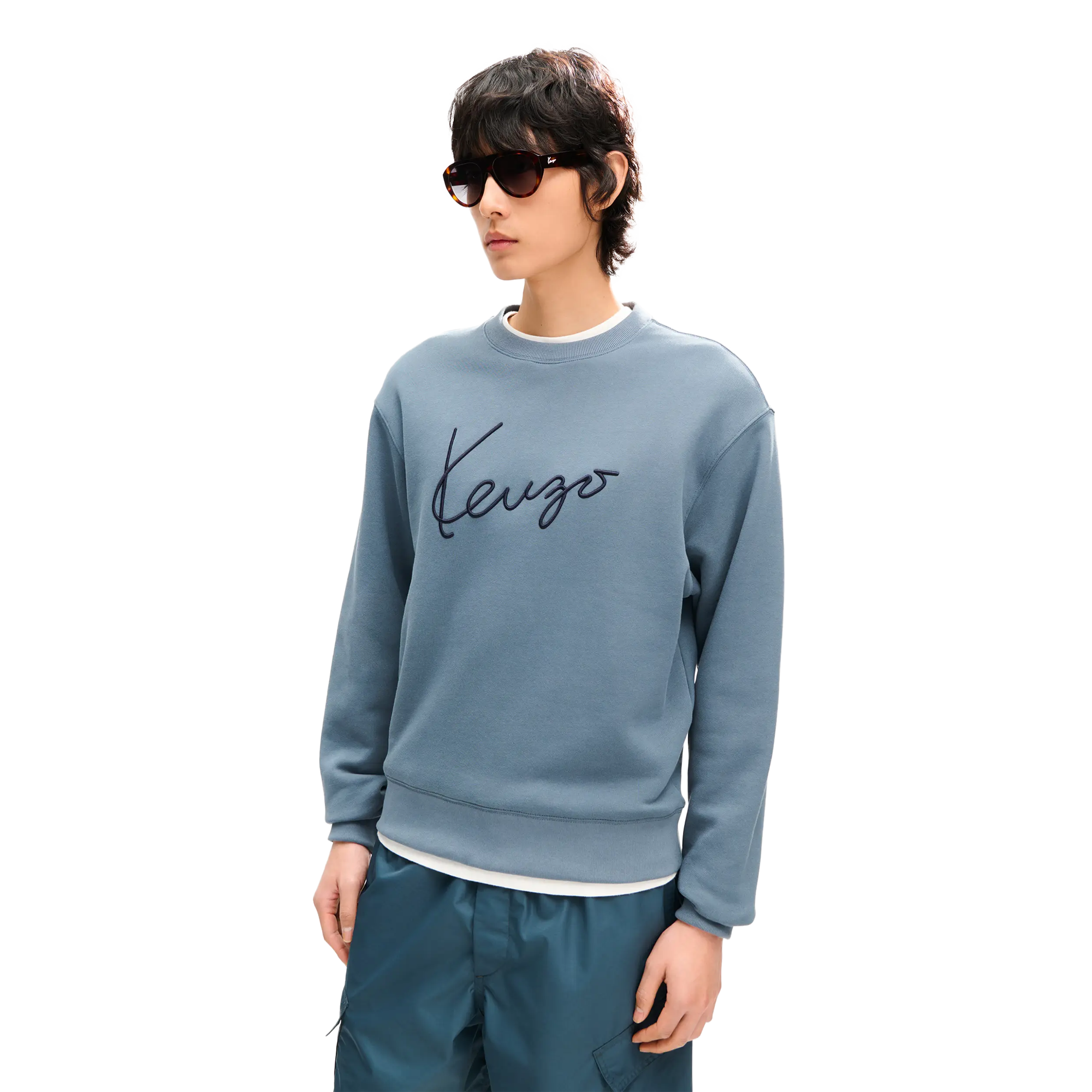 Kenzo Sounds Slim Sweatshirt Anthracite FG65SW2704MJ.98