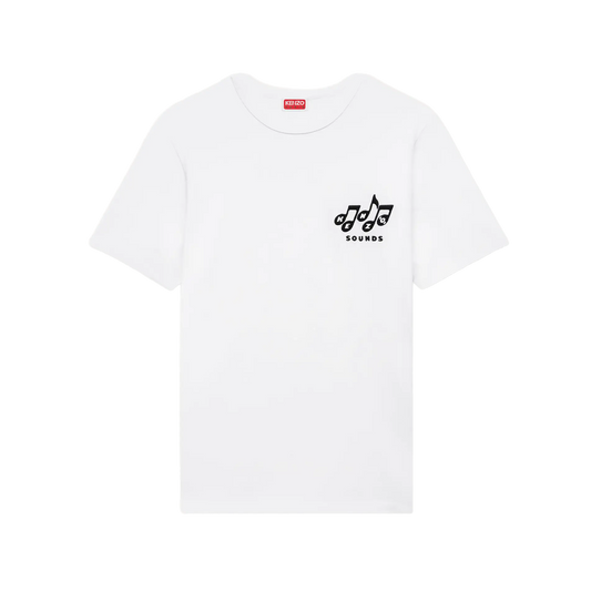 Kenzo Sounds Slim T-Shirt Off White FG65TS1614SG.02