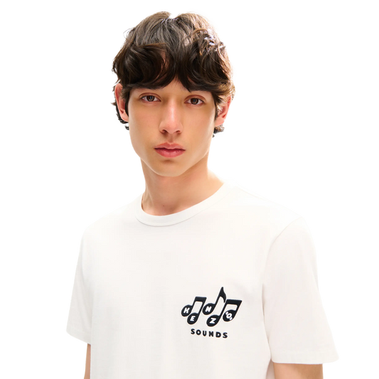 Kenzo Sounds Slim T-Shirt Off White FG65TS1614SG.02