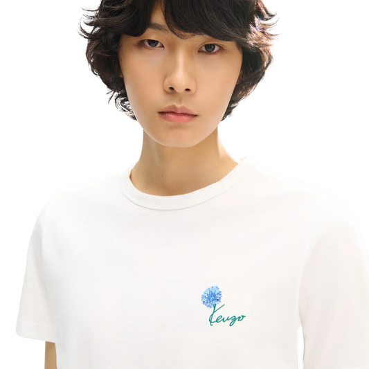Kenzo Tulip Slim T-Shirt Off White FG65TS1624SG.02