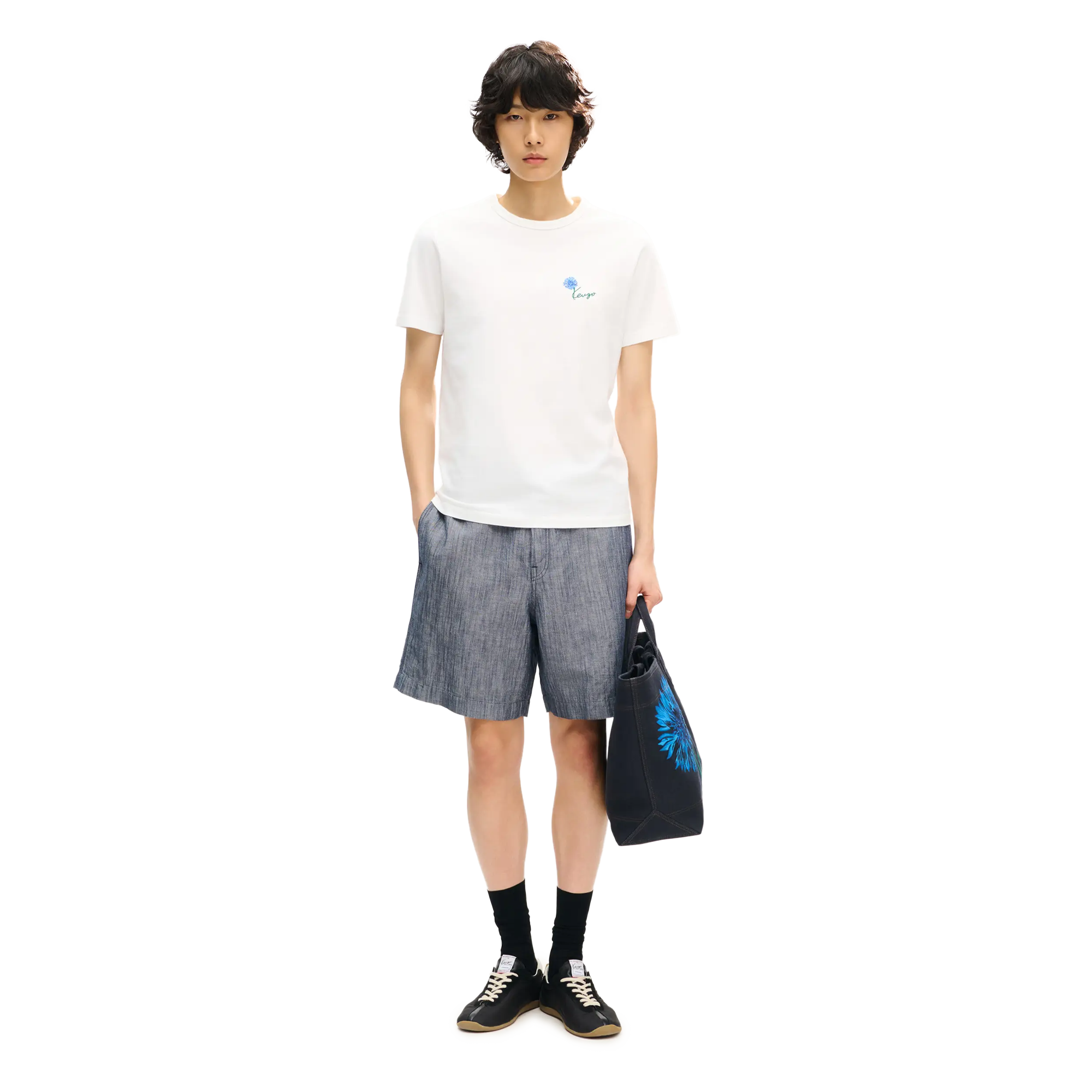 Kenzo Tulip Slim T-Shirt Off White FG65TS1624SG.02