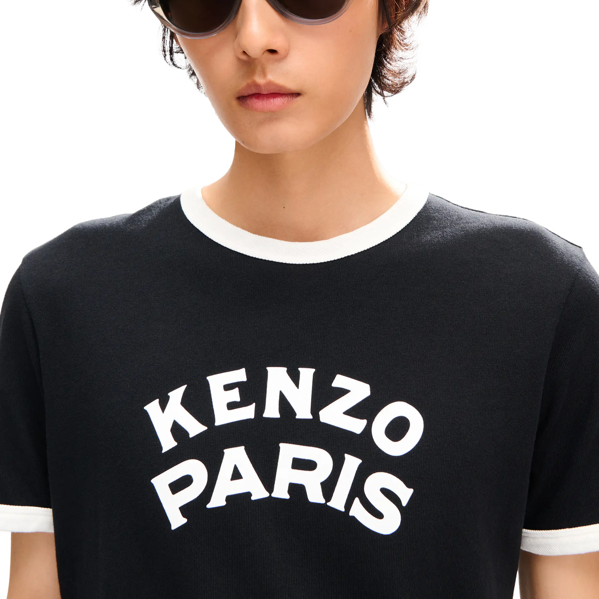 Kenzo Paris Emblem Slim T-Shirt Black FG65TS1644SK.99