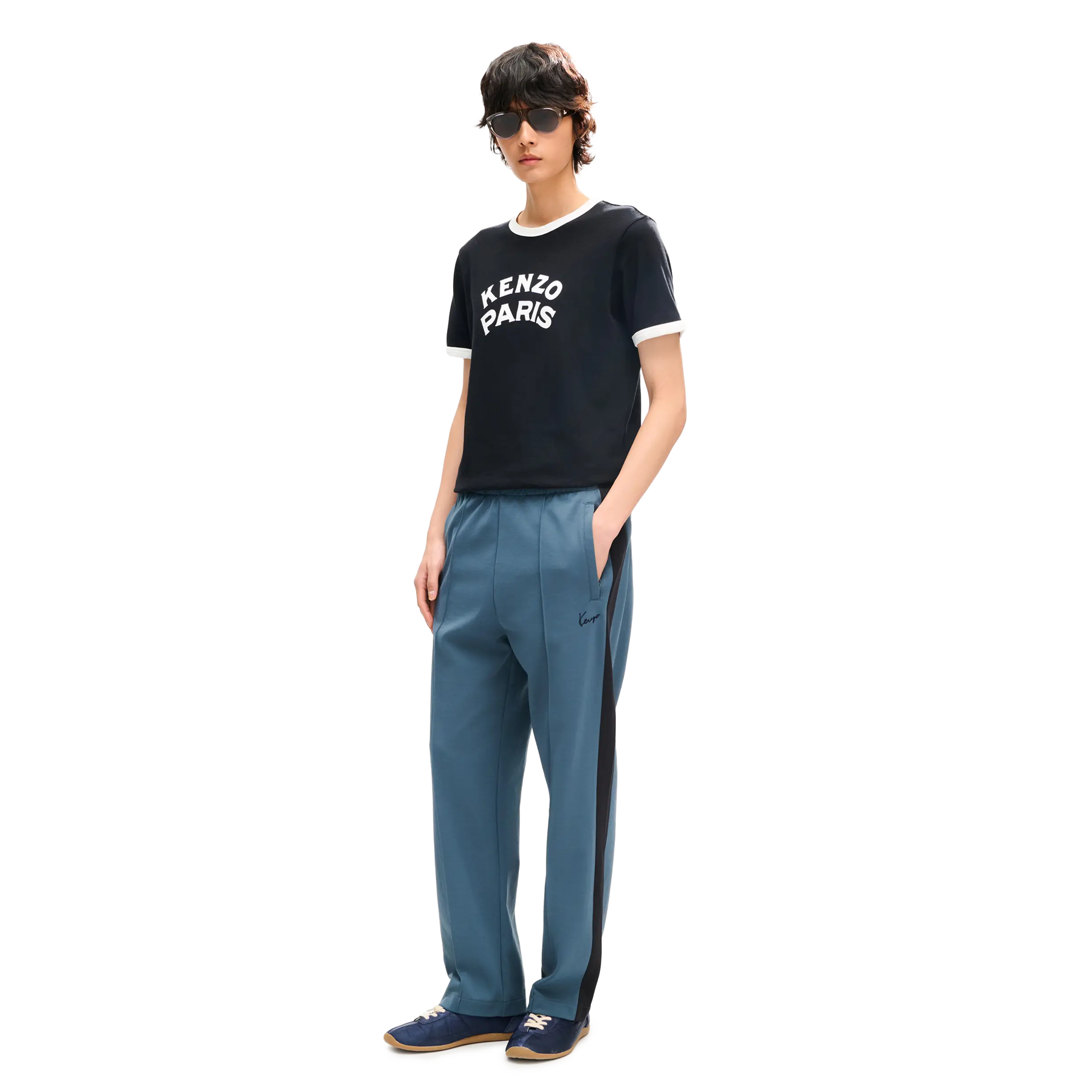 Kenzo Paris Emblem Slim T-Shirt Black FG65TS1644SK.99