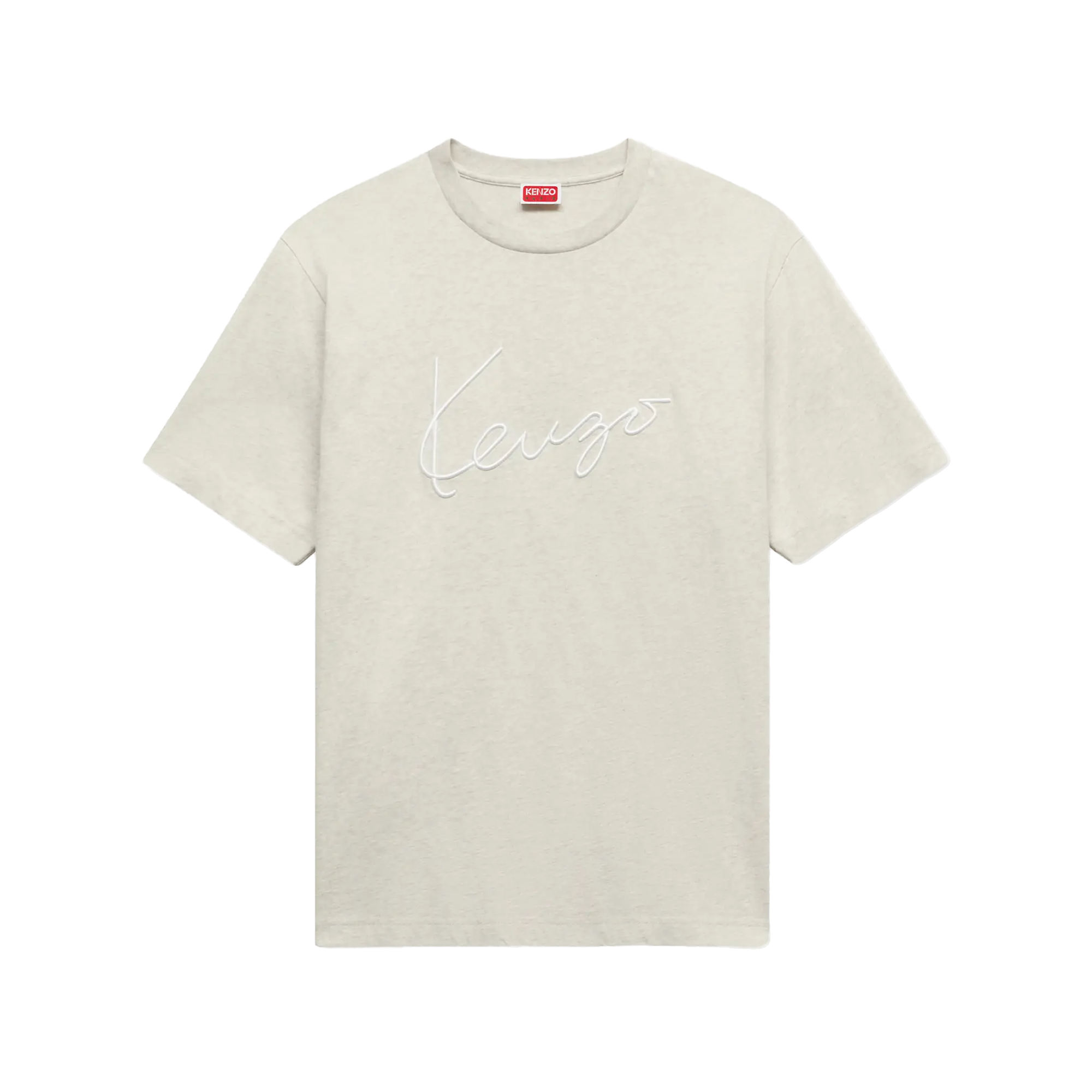 Kenzo Signature Classic T-Shirt Pale Grey FG65TS2864SG.93