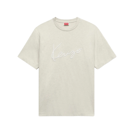 Kenzo Signature Classic T-Shirt Pale Grey FG65TS2864SG.93