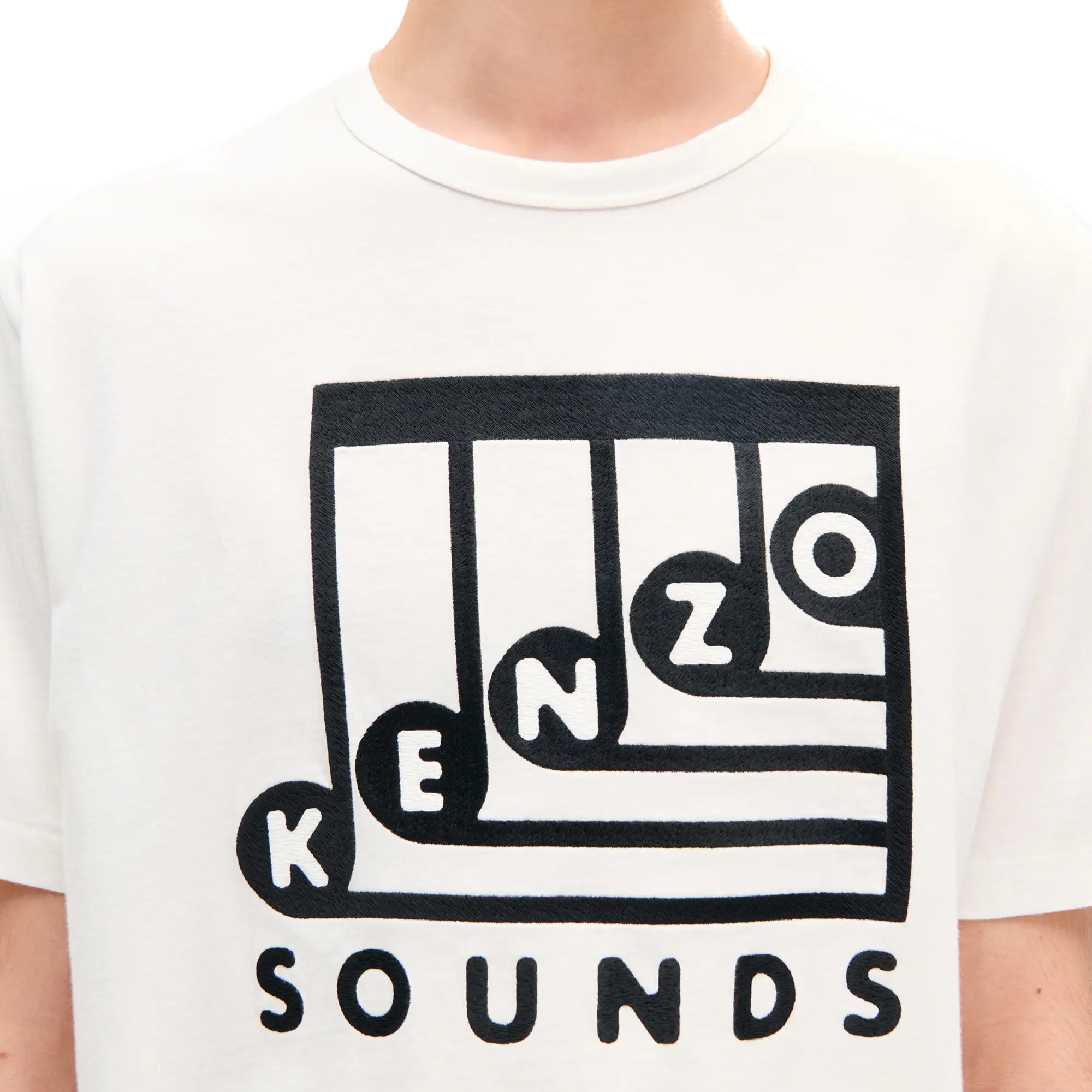 Kenzo Sounds Classic T-Shirt Off White FG65TS2914SG.02