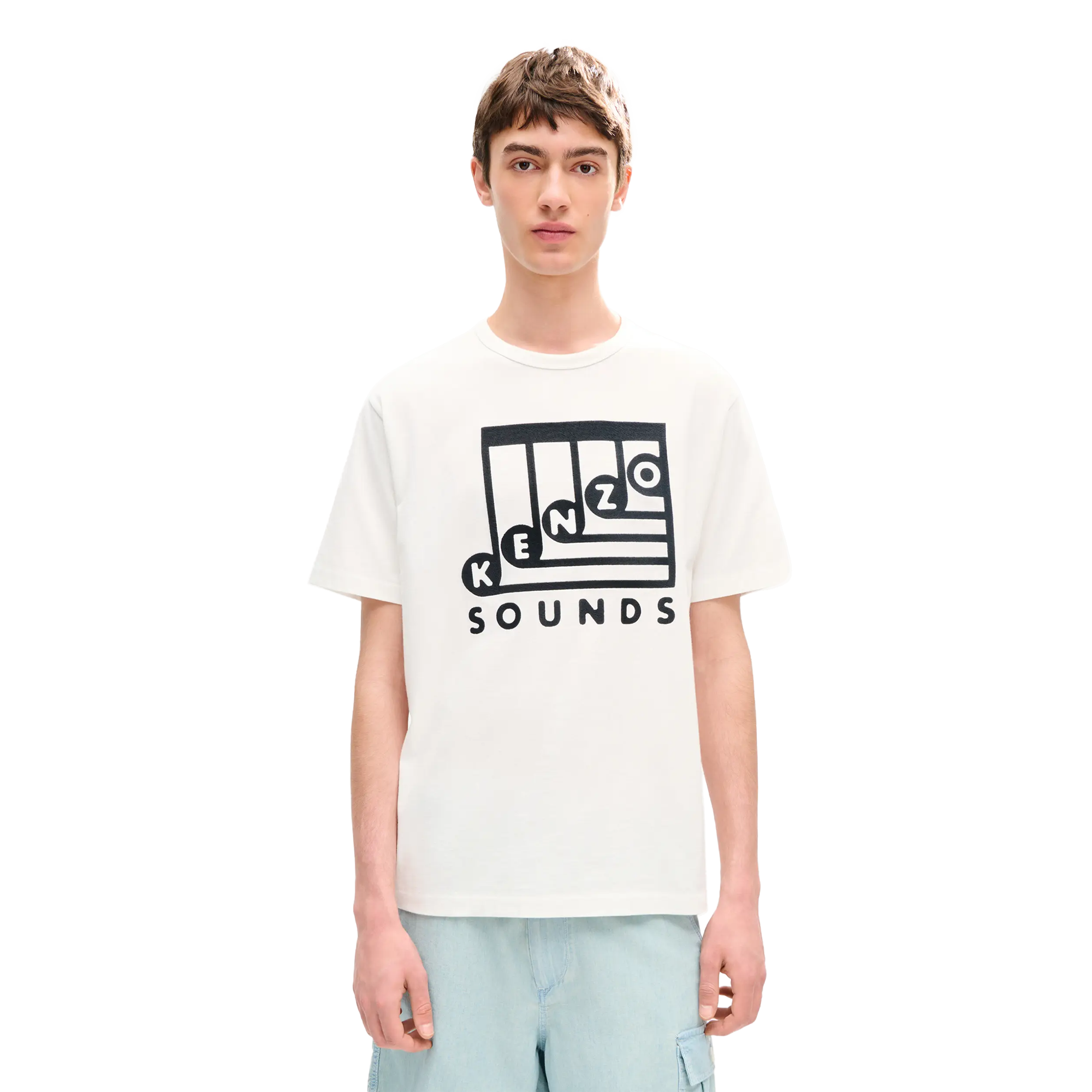 Kenzo Sounds Classic T-Shirt Off White FG65TS2914SG.02