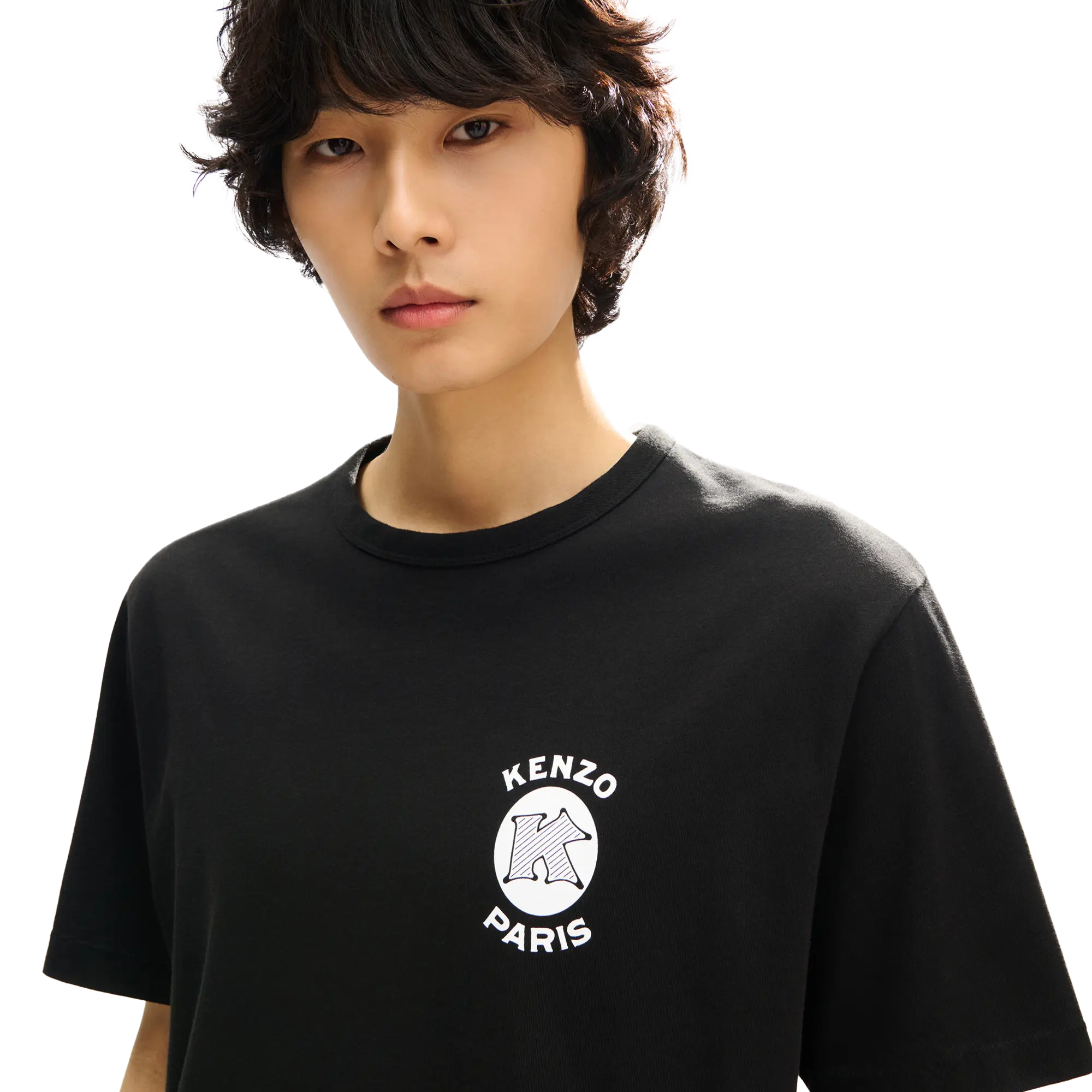 Kenzo Paris Emblem Classic T-Shirt Black FG65TS2954SG.99