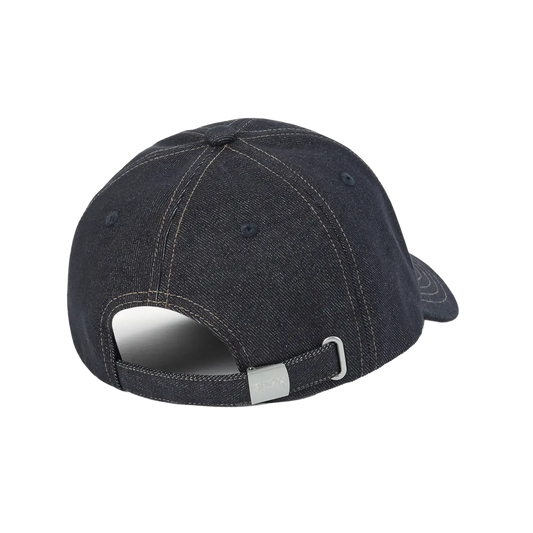 Kenzo Tulip Cap Fake Denim Navy Blue FG68AC211F24.76