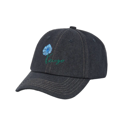 Kenzo Tulip Cap Fake Denim Navy Blue FG68AC211F24.76