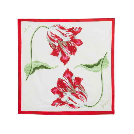 Kenzo Tulip Bandana Off White FG68EU230PER.02