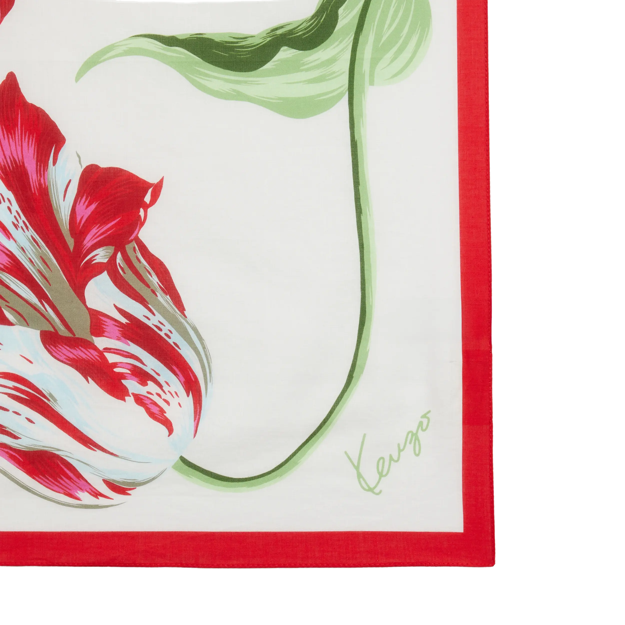 Kenzo Tulip Bandana Off White FG68EU230PER.02