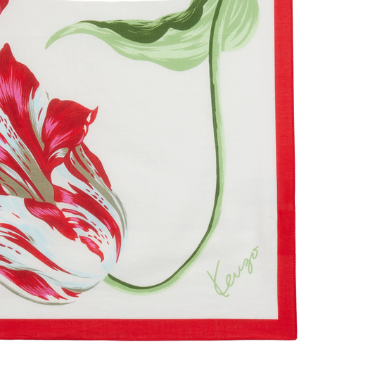 Kenzo Tulip Bandana Off White FG68EU230PER.02