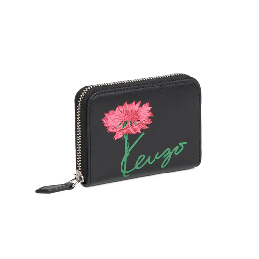 Kenzo Tulip Zip Wallet Black FG68PM803L31.99