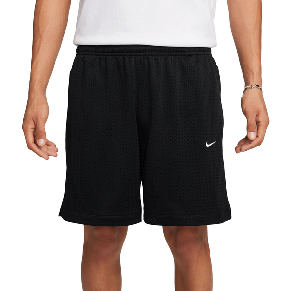 Nike Solo Swoosh Mesh Shorts Black/White FN3904-010 – Laced