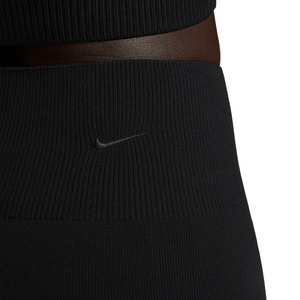 Nike Women's Sportswear Chill Knit Tight High/Waisted Sweater Flared Pants Black/Black FN4685-010