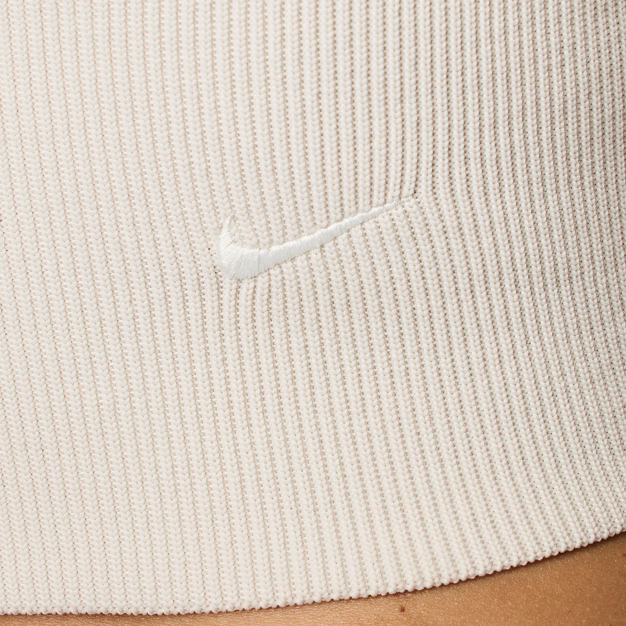 Nike Women's Sportswear Chill Knit Cropped 1/4/Zip Sweater Lt Orewood Brn/Sail FN4689-104