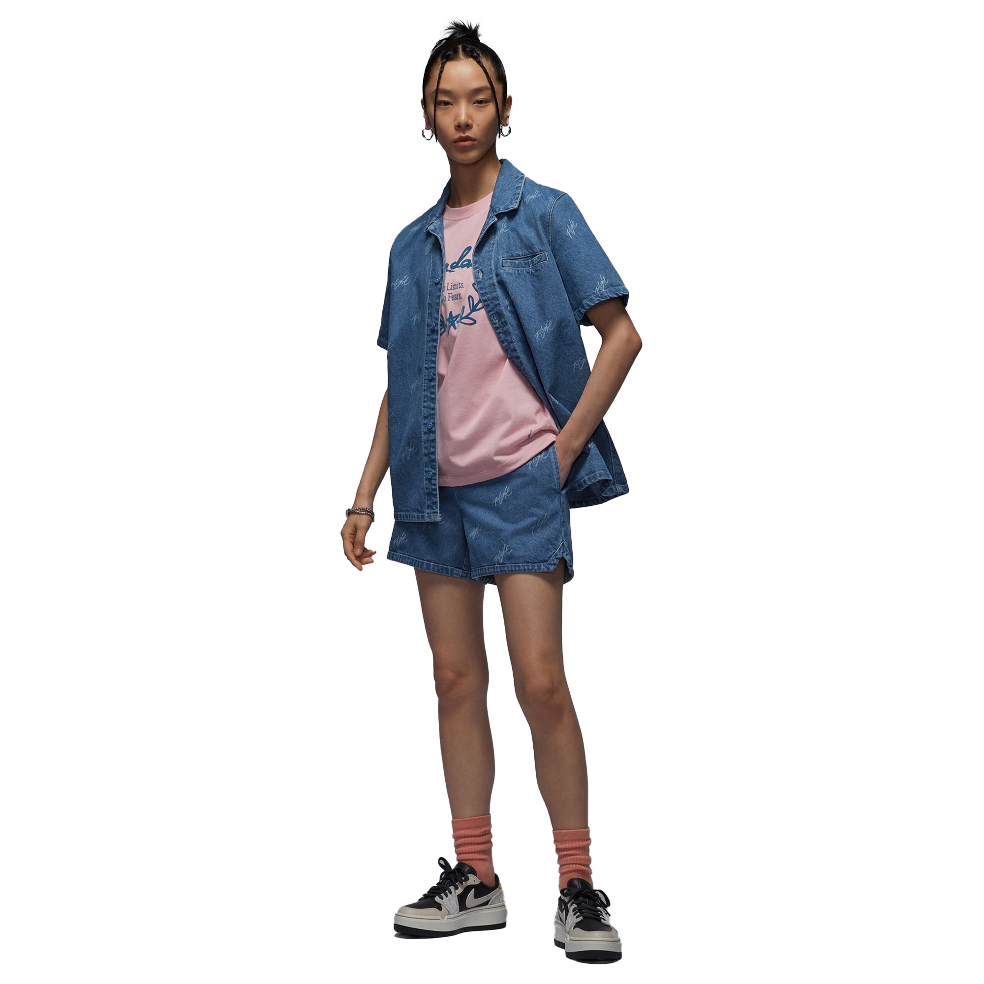 Nike Women's Jordan Shorts Stone Blue FN5689-453