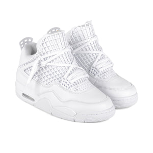 Nike Women's Air Jordan 4 Net White/Phantom/Metallic Gold FN7251-107