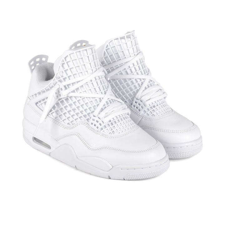 Nike Women's Air Jordan 4 Net White/Phantom/Metallic Gold FN7251-107