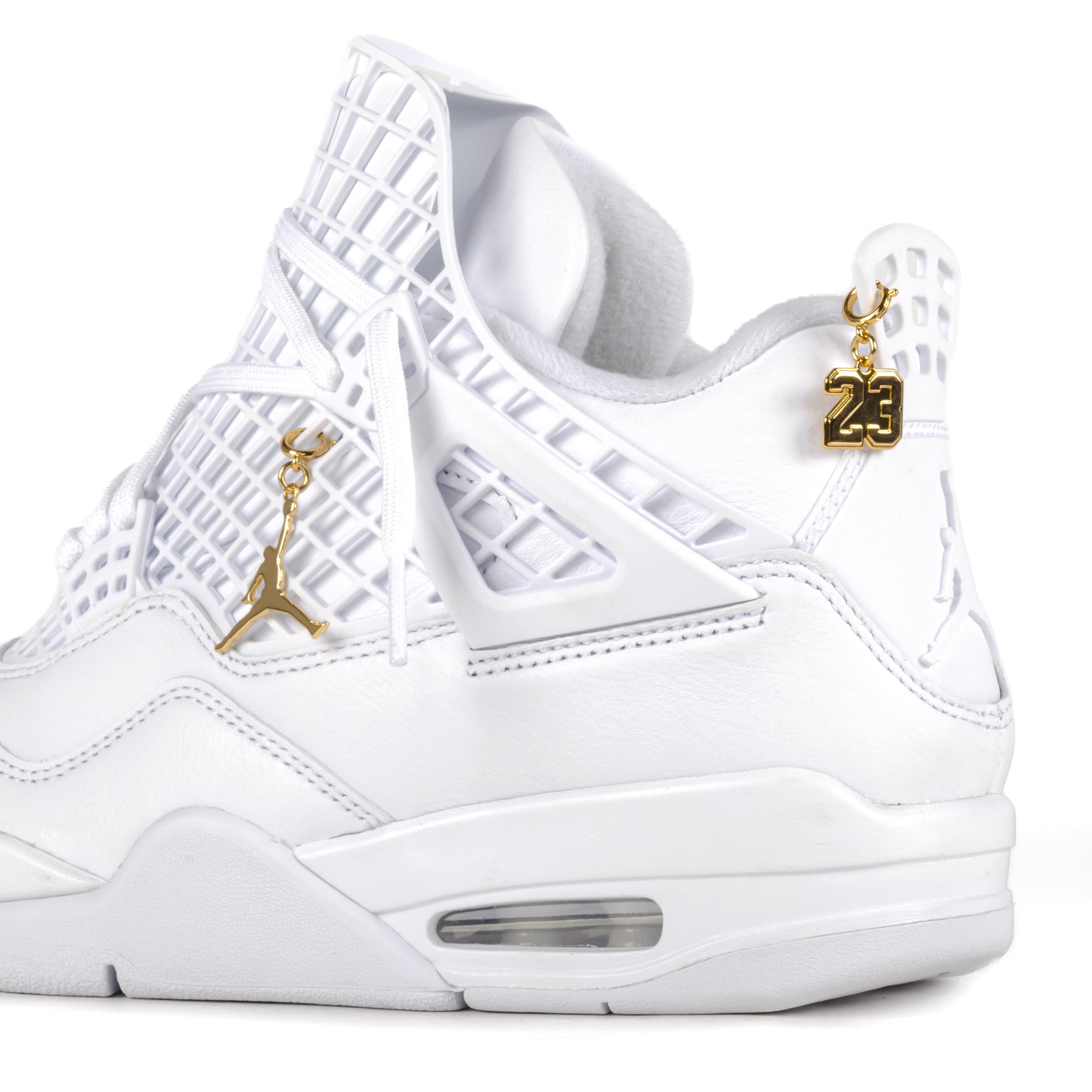 Gold All White Jordan 4s Jordan Shoes Air Jordan Retro Color: Gold