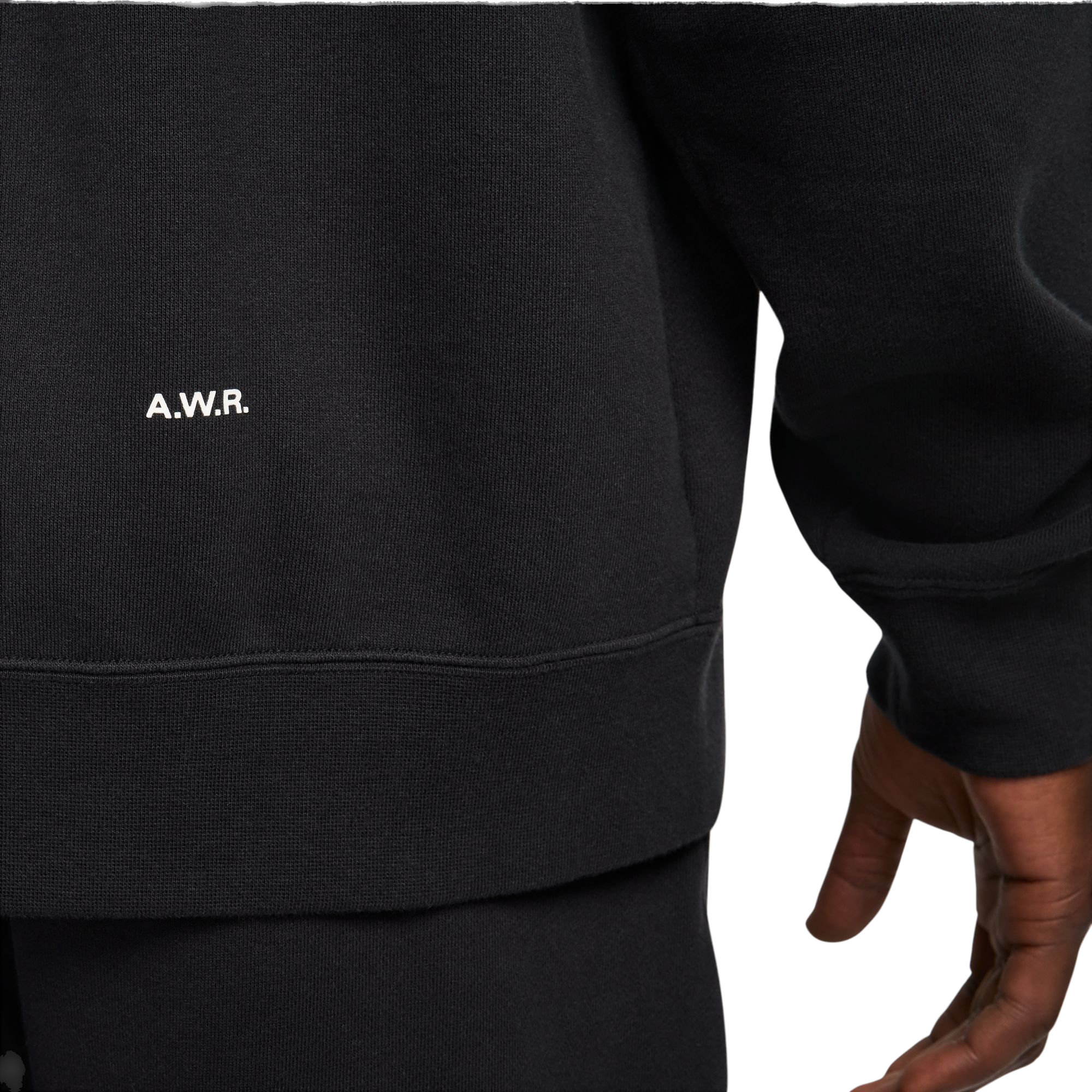 Nike NOCTA Men's Fleece CS Crew Black/White FN8160-010