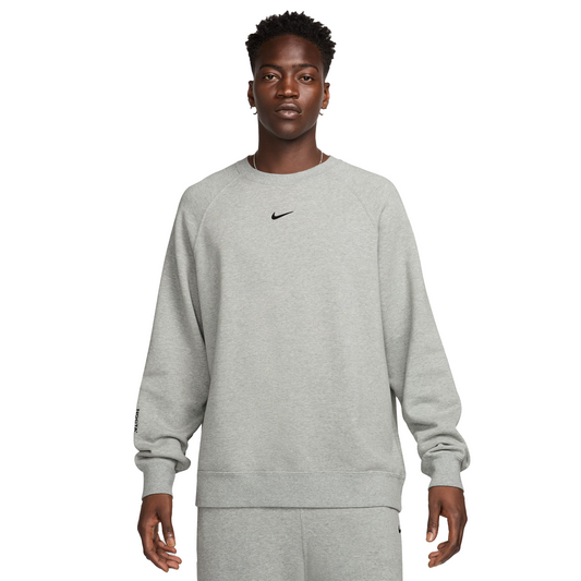 Nike NOCTA Men's Fleece CS Crew Dk Grey Heather/Black FN8160-063
