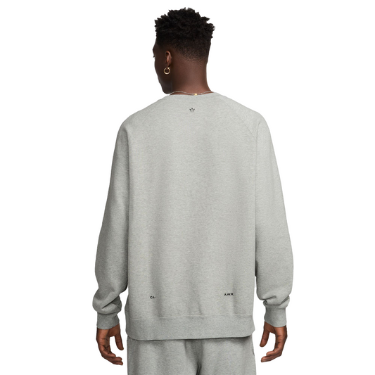 Nike NOCTA Men's Fleece CS Crew Dk Grey Heather/Black FN8160-063