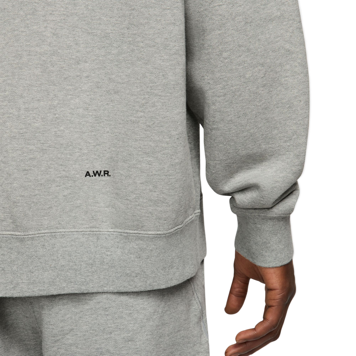 Nike NOCTA CS Fleece Crewneck Dk Grey Heather/Black FN8160-063
