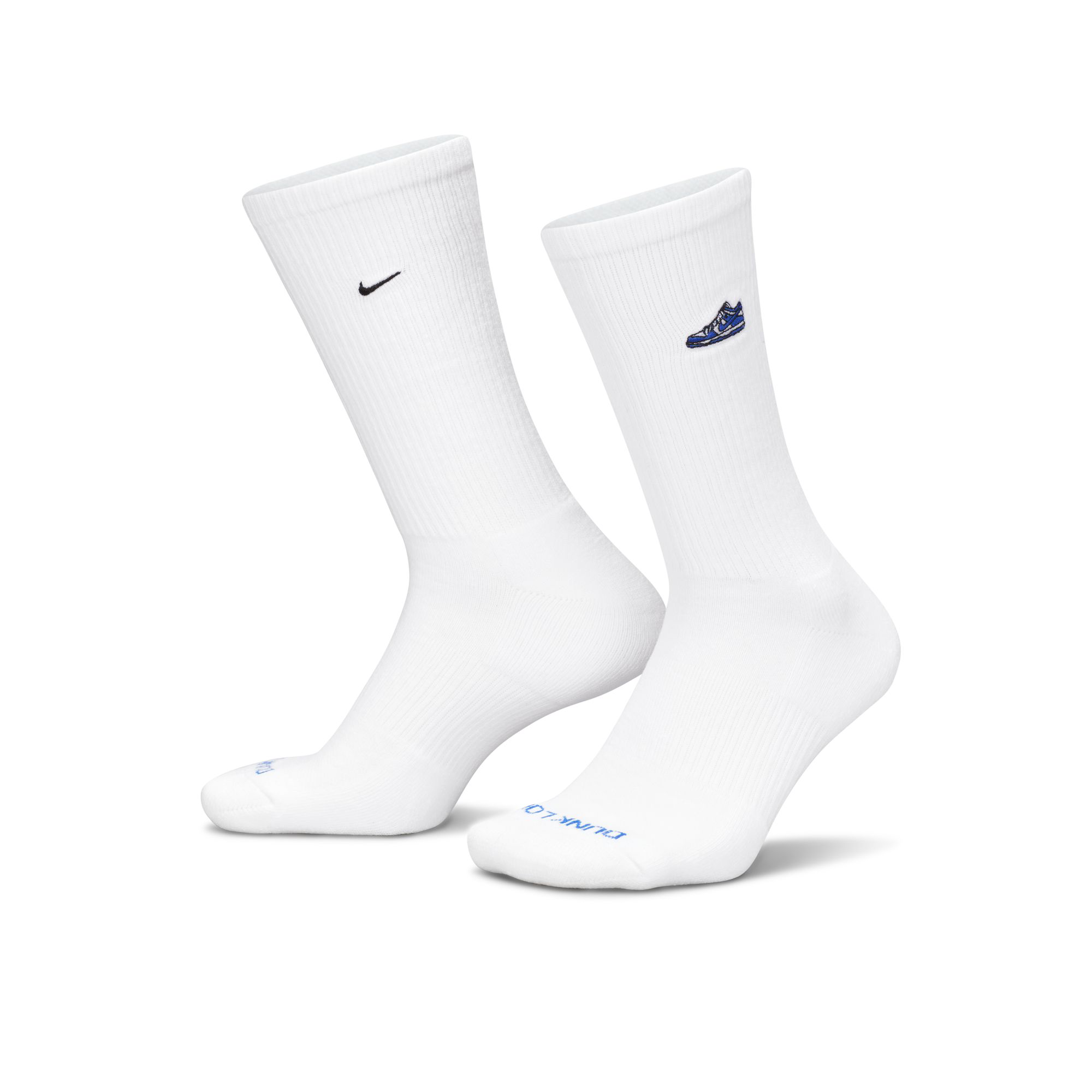 Nike Everyday Plus Cushioned Crew Socks (1 Pair) White/Varsity