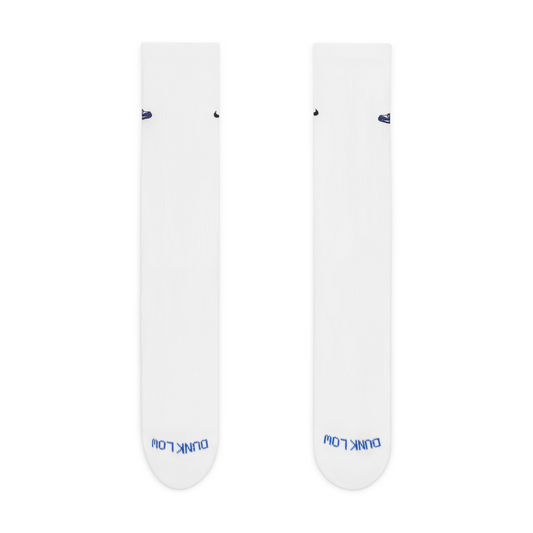 Nike Everyday Plus Cushioned Crew Socks (1 Pair) White/Varsity Royal/Black FQ0326-100