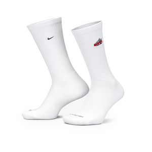 Nike Everyday Plus Cushioned Crew Socks (1 Pair) White/Black FQ0327-100
