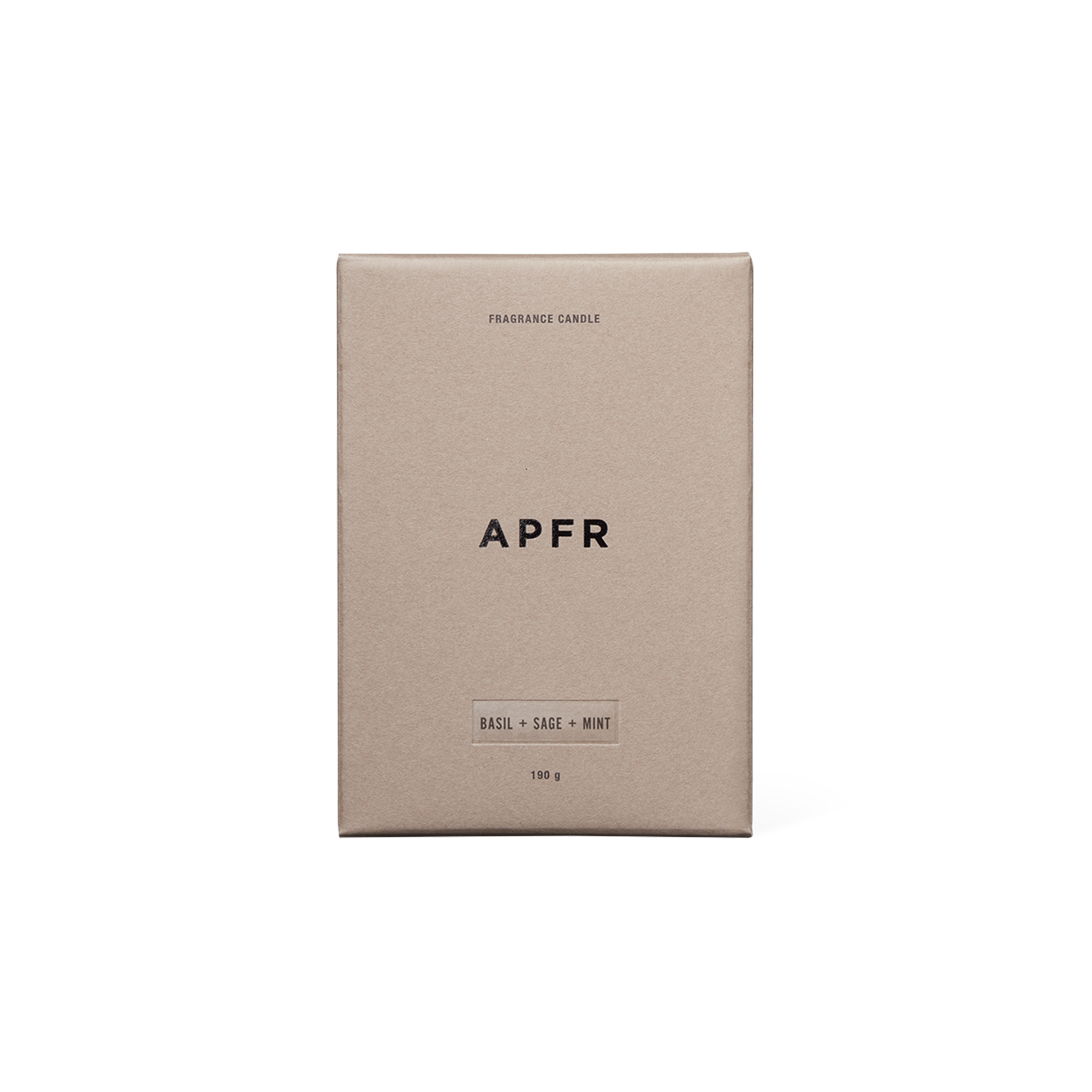 APFR Fragrance Candle "Basil + Sage + Mint"