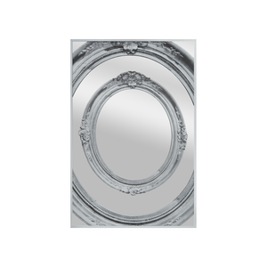 Say Touche Frame Mirror Silver