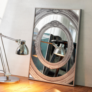 Say Touche Frame Mirror Silver