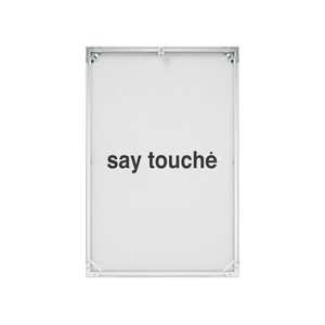 Say Touche Frame Mirror Silver