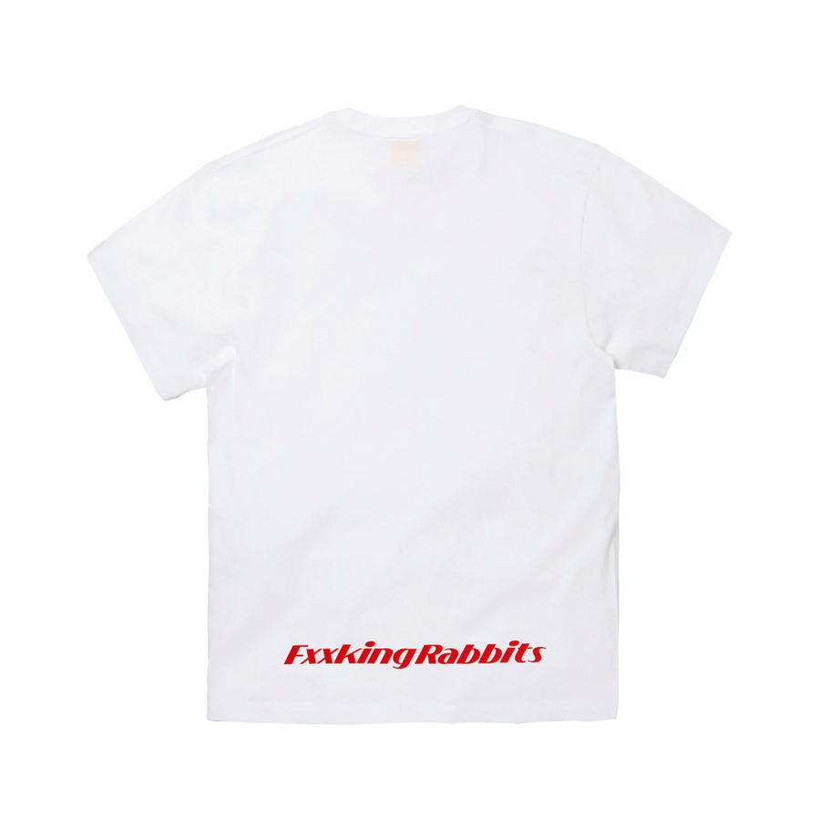 Fxxking Rabbits Rabbits Hanafuda T-Shirt White FRC2509