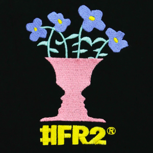 Fxxking Rabbits Trick Flower T-shirt Black FRC2513