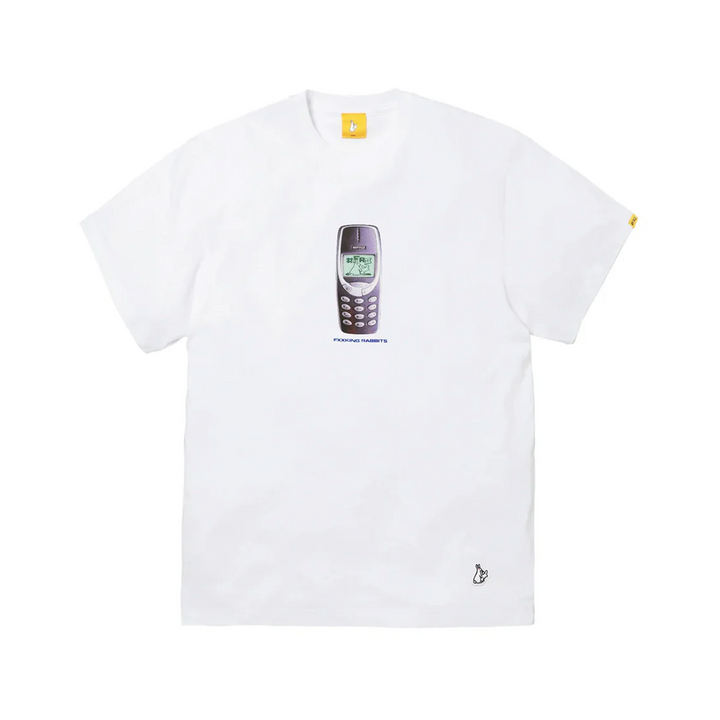 Fxxking Rabbits Rabbits Phone T-shirt White