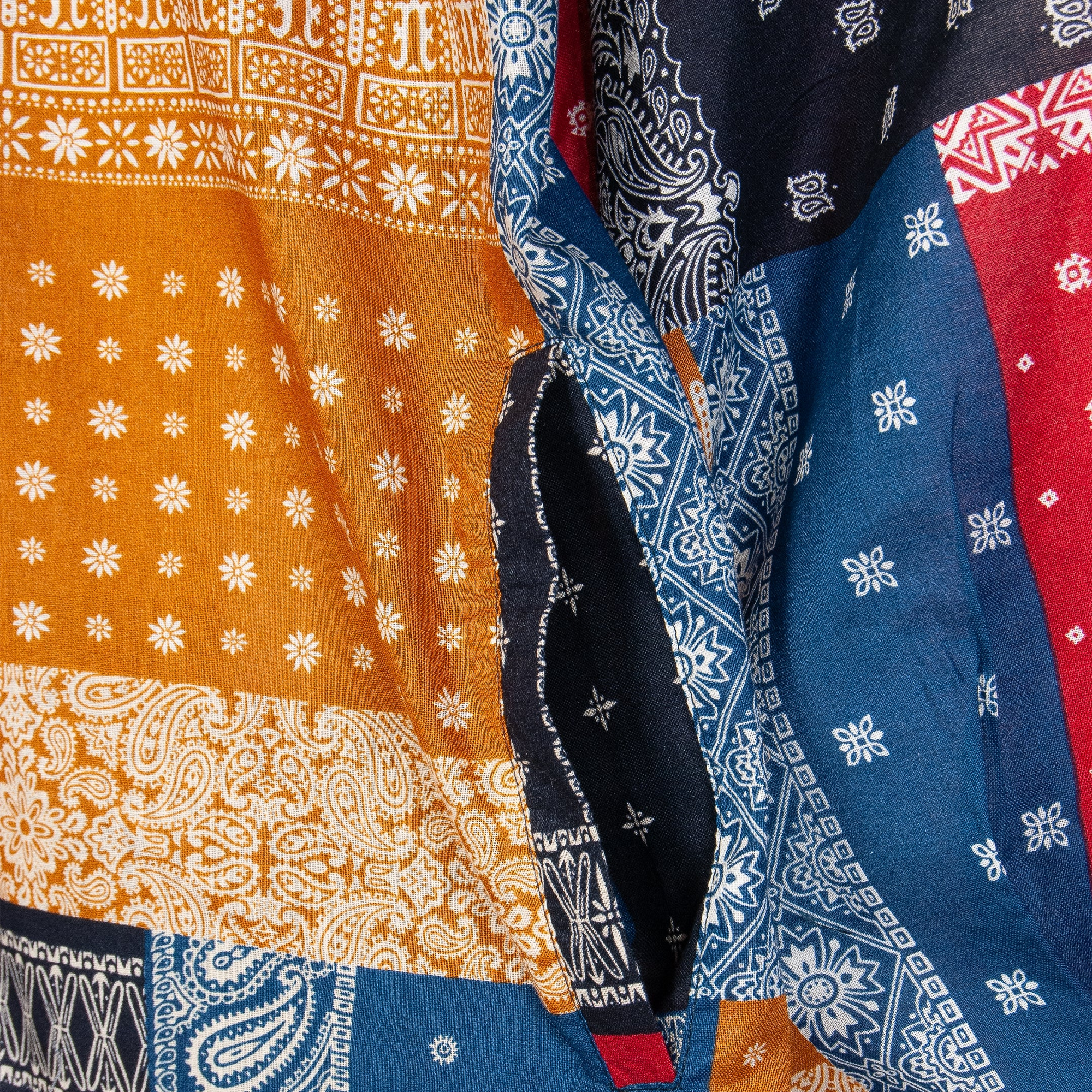 For The Homies Bandana Zip Shirt