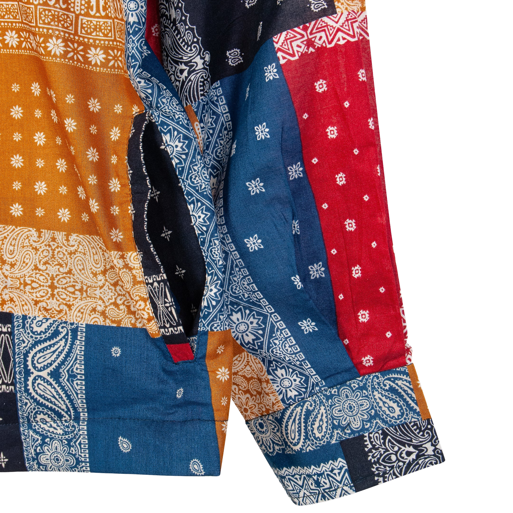 For The Homies Bandana Zip Shirt
