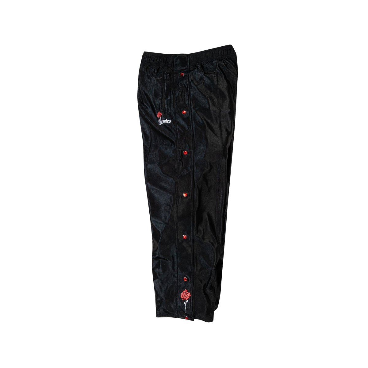 For The Homies Tearaway Rose Pants Black