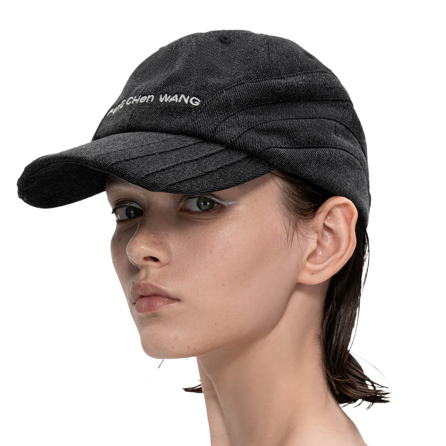 Feng Chen Wang  Black Denim Cap