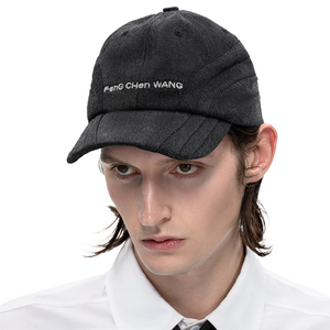 Feng Chen Wang  Black Denim Cap