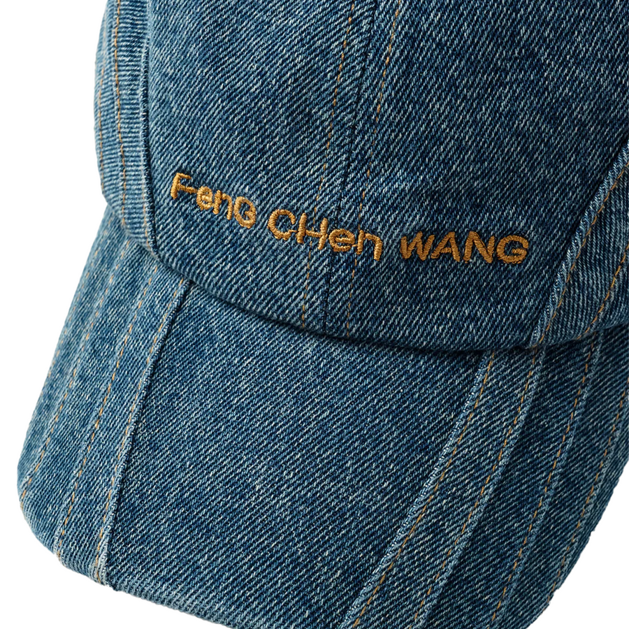 Feng Chen Wang  Blue Denim Cap