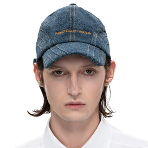 Feng Chen Wang  Blue Denim Cap