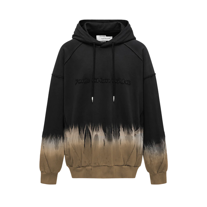 Feng Chen Wang  Tie-Dye Hoodie Black/Khaki