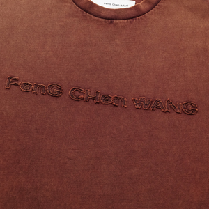 Feng Chen Wang  Tie-Dye Logo T-Shirt Khaki