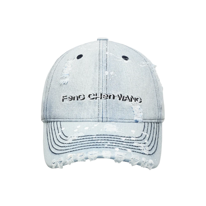 Feng Chen Wang Blue Denim Baseball Cap